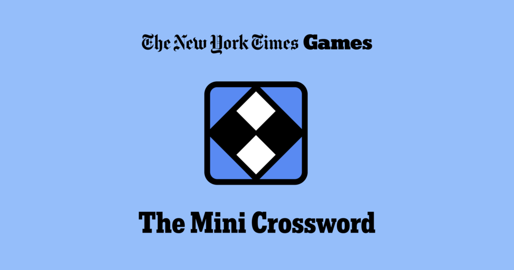 NYT Mini crossword puzzle